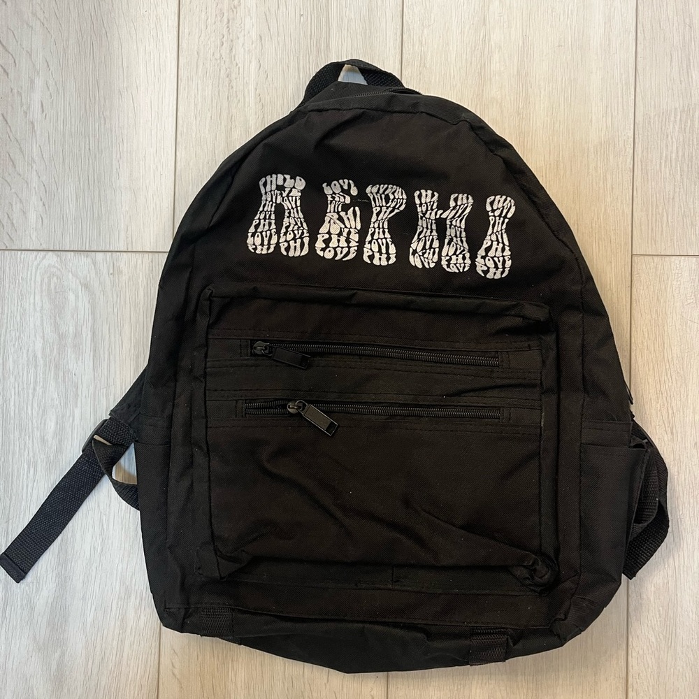 OBO AEPhi black backpack with adjustable straps